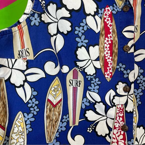 Hilo Hattie, The Hawaiian Original, Sleeveless Button Up Shirt. Size Medium. - Picture 2 of 6